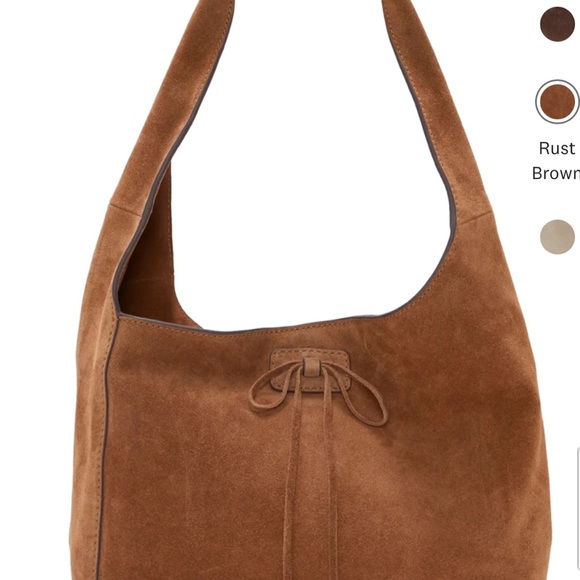 Lucky Brand Handbags - Lucky Brand Clem Mini Suede Hobo